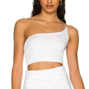 Superdown Lydia Top in White Size L